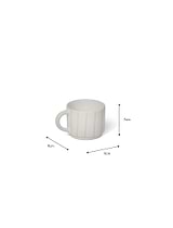 Clanfield Stripe Mugs Set of 2 White