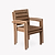Radley Carver Chairs Set of 2 Antique Wash