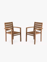 Radley Carver Chairs Set of 2 Antique Wash