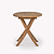 Radley Folding Bistro Table Antique Wash