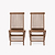 Radley Folding Bistro Chairs Set of 2 Antique Wash