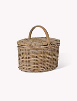 Bembridge Picnic Basket Natural