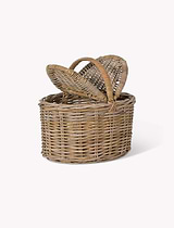 Bembridge Picnic Basket Natural