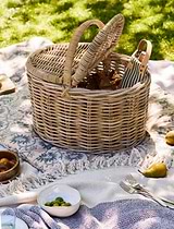 Bembridge Picnic Basket Natural