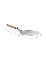 12" Pizza Peel Oak and Stainless Steel