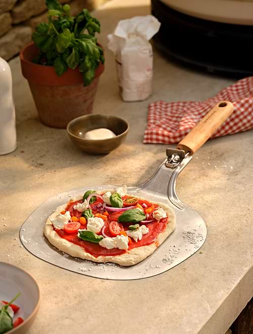 12" Pizza Peel Oak and Stainless Steel