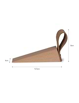 Kelston Door Wedge with Leather Strap Natural