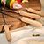 Skewers Set of 4 Oak and Stainless Steel