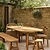 Hawthorne Oval Dining Bench Natural