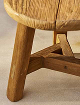 Hawthorne Oval Dining Bench Natural