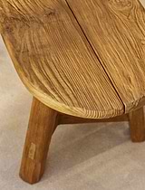 Hawthorne Oval Dining Bench Natural