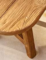 Hawthorne Oval Dining Bench Natural