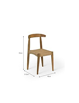 Hawthorne Dining Chair Set of 2 Natural