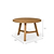 Hawthorne Round Slatted Dining Table Natural