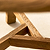 Hawthorne Round Slatted Dining Table Natural