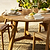 Hawthorne Round Slatted Dining Table Natural