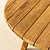 Hawthorne Round Slatted Dining Table Natural