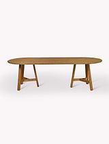 Hawthorne Oval Dining Table Natural