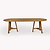 Hawthorne Oval Dining Table Natural