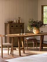 Hawthorne Oval Dining Table Natural