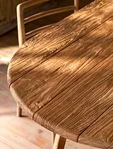 Hawthorne Oval Dining Table Natural