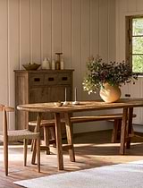 Hawthorne Oval Dining Table Natural