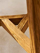 Hawthorne Oval Dining Table Natural