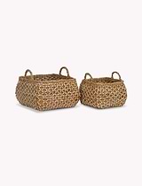 Taston Square Baskets Set of 2 Natural