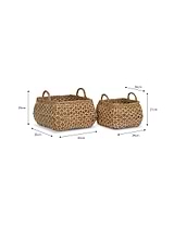Taston Square Baskets Set of 2 Natural