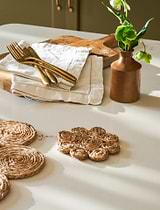 Enslow Jute Coasters Set of 4 Natural