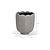 Lidstone Scallop Plant Pot 21.5cm Round Grey