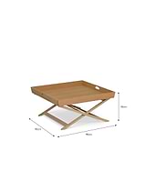 Hambledon Butlers Coffee Table Square Natural