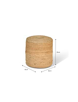 Cerney Jute Round Stool Natural