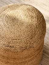 Cerney Jute Round Stool Natural