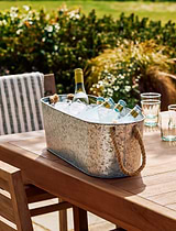 Wendlebury Oval Drinks Bucket Galvanised Steel