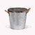 Citronella Candle Bucket Silver