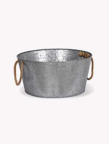 Wendlebury Round Drinks Bucket Galvanised Steel