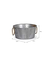 Wendlebury Round Drinks Bucket Galvanised Steel