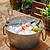 Wendlebury Round Drinks Bucket Galvanised Steel