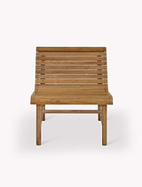 Station Bench Single Natural