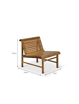 Station Bench Single Natural