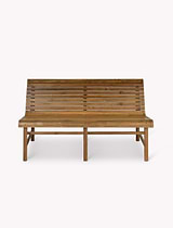 Station Bench Double Natural