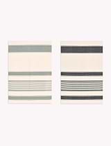 Colesbourne Stripe Tea towels Set of 2 Rosemary