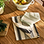 Colesbourne Stripe Tea towels Set of 2 Rosemary