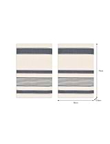 Colesbourne Stripe Tea towels Set of 2 Ink