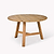 Hawthorne Round Dining Table Natural