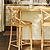 Ferndale Cross Back Bar Stool Natural