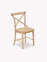 Ferndale Cross Back Dining Chair Natural