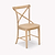 Ferndale Cross Back Dining Chair Natural