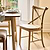 Ferndale Cross Back Dining Chair Natural